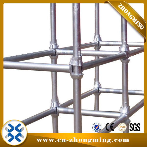 Chinese wholesale Scaffold Adjustable Base Jacks - China Factory Supply HDG Painted Galvanzied Cup Lock Scaffolding Standard Vertical Cuplock for Construction – Zhongming
