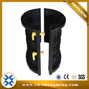 Best Price for Slab Formwork - Circular Elliptic Column Plastic formwork – Zhongming