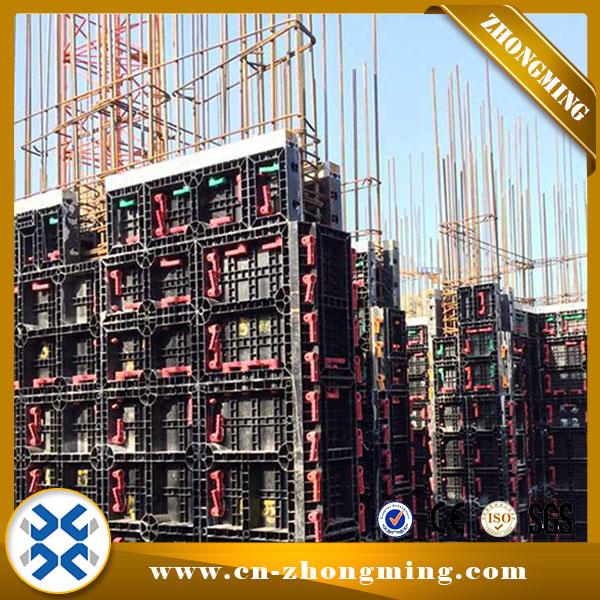 China Scaffolding Frame - Concrete mould Wall Slab Plastic formwork for concrete pouring – Zhongming