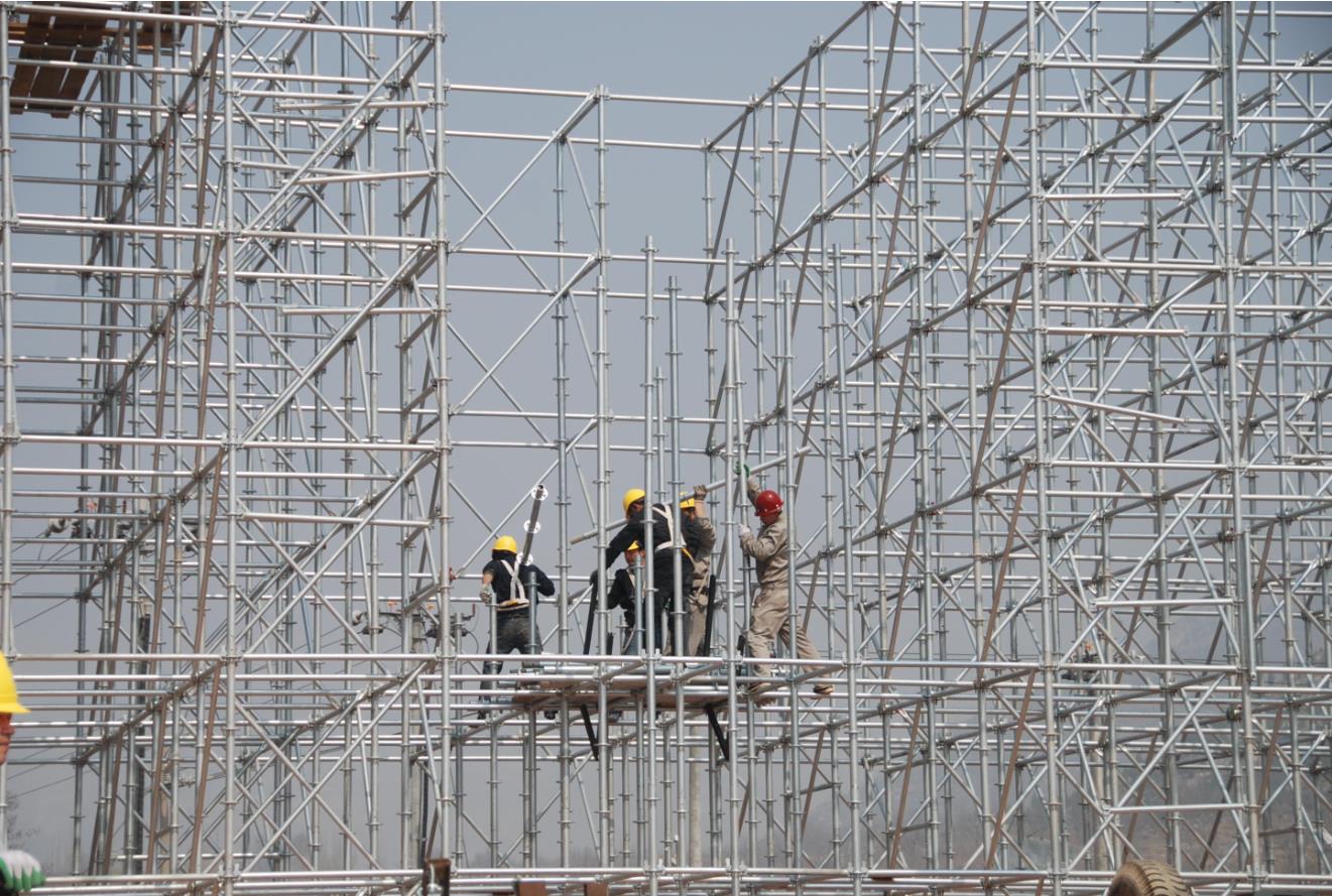 ringlock scaffolding construction