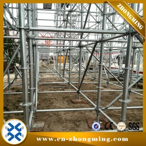 48.3 60 Standard ledger diagonal ringlock scaffolding layher scaffolding